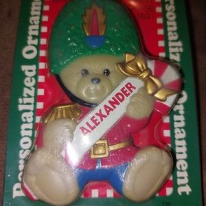 Vintage Christmas Alexander Ornament/gift tag
